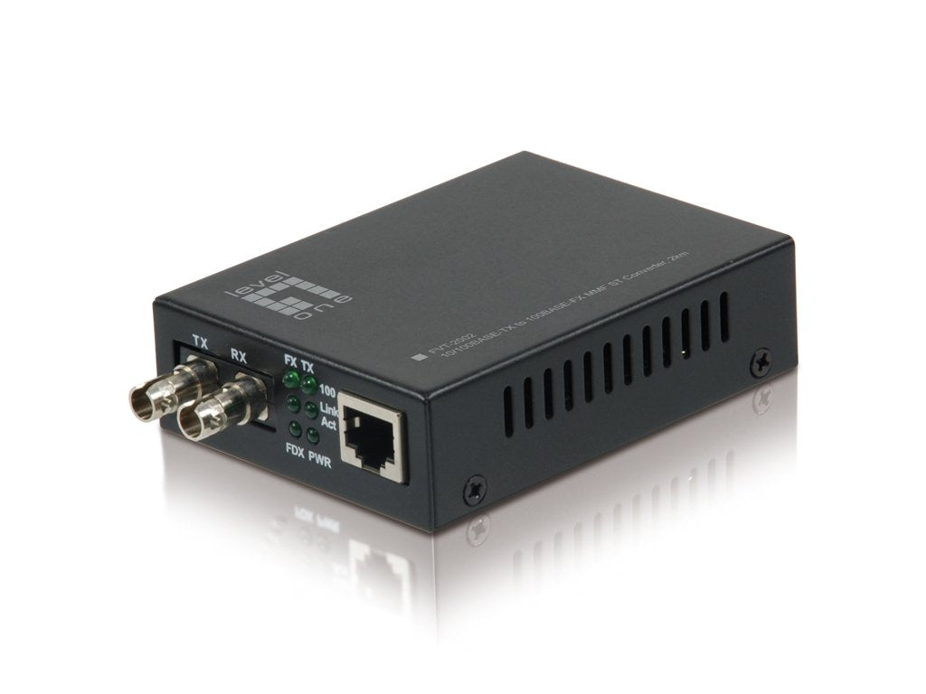 Convertidor Levelone Fvt-2002 10 / 100tx> 100fx St Mm 2km