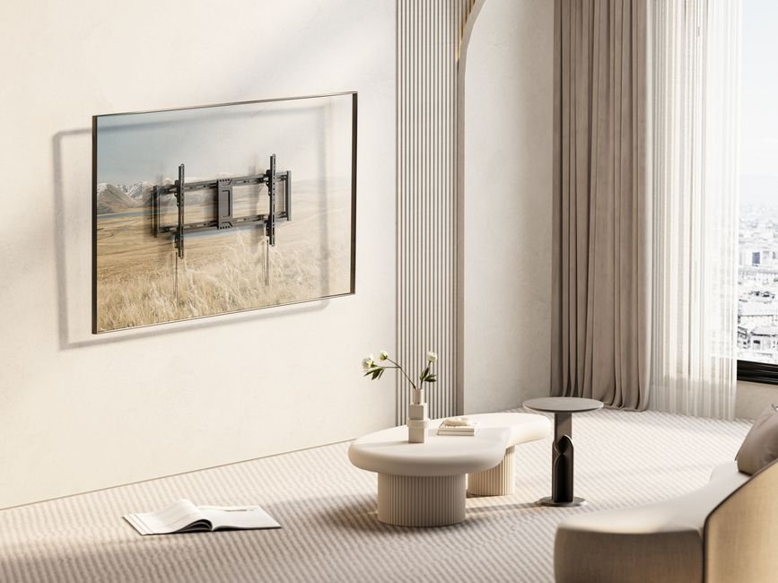 Soporte De Pared Fijo Inclinable Equip 650361 Para Pantallas 43" - 95" Vesa Max. 800x400 75kg