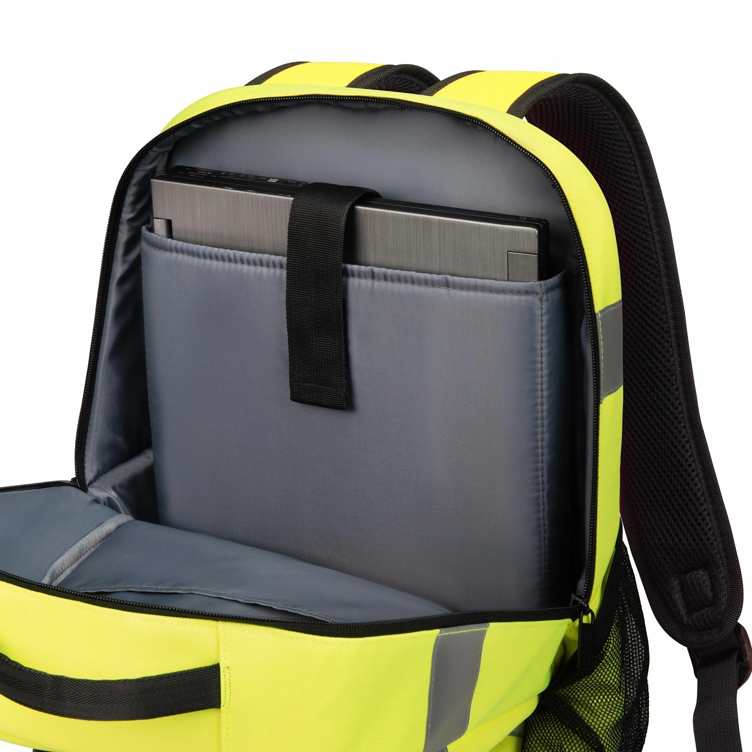 EAN 7640239421554 - DICOTA P20471-17 mochila Mochila de senderismo Negro, Gris, Amarillo Tereftalato de polietileno reciclado imagen 6
