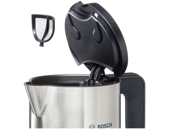 EAN 4242002824628 - Bosch TWK8611P tetera eléctrica 1,5 L 2400 W Antracita, Acero inoxidable, Blanco imagen 3