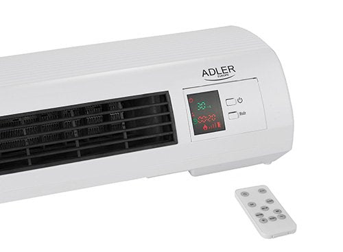 Adler Ad 7714 Calefactor Eléctrico Interior Negro, Blanco 2200 W Ventilador Eléctrico