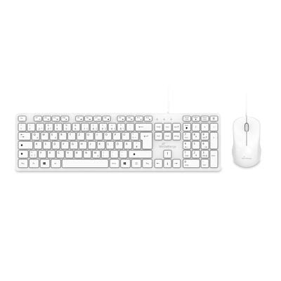 EAN 4260664878773 - MediaRange MROS276 teclado Ratón incluido Hogar / Oficina USB QWERTZ Alemán Blanco imagen 1
