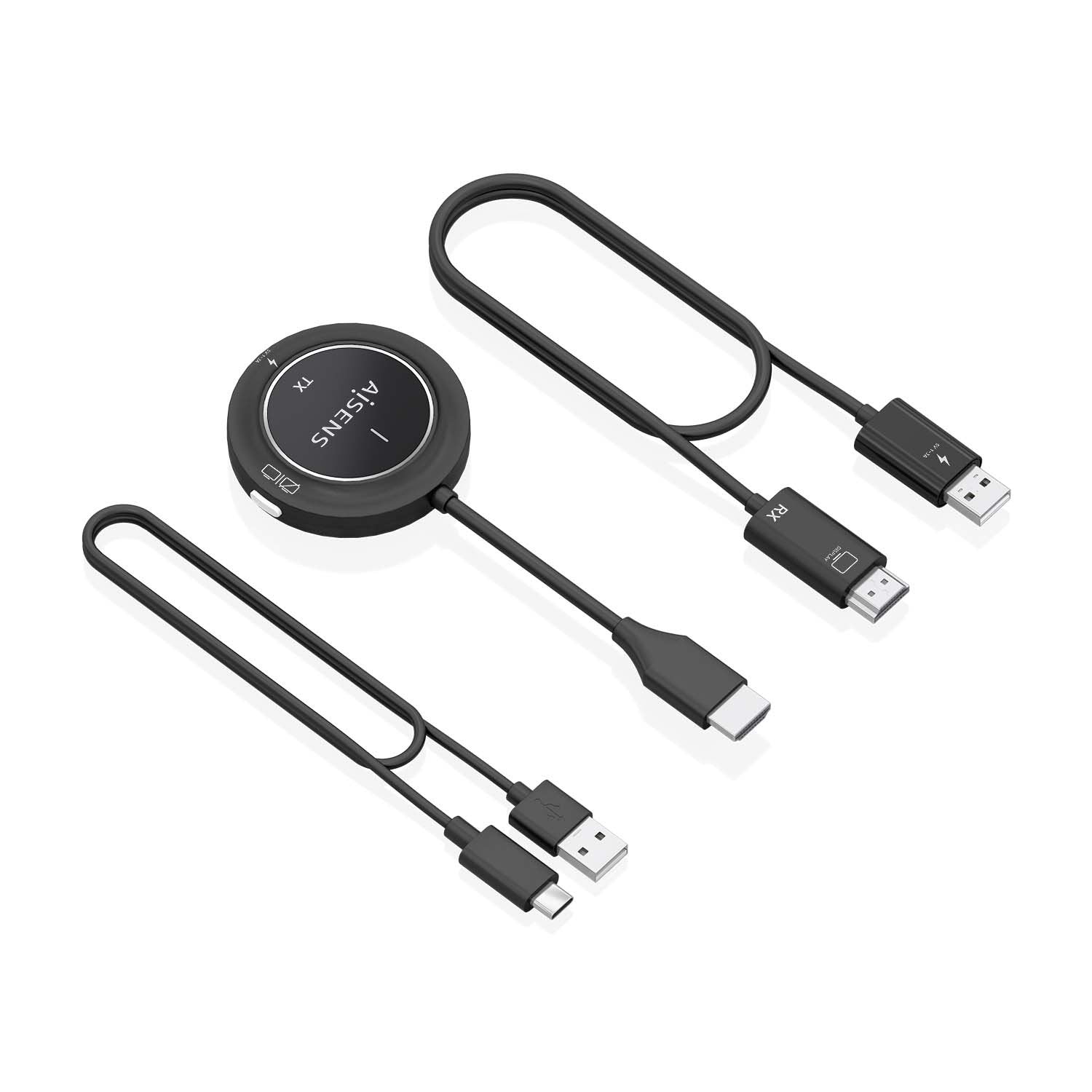 EAN 8435739902943 - AISENS ASWL-H2K30M002-BK extensor audio/video Transmisor y receptor de señales AV imagen 1