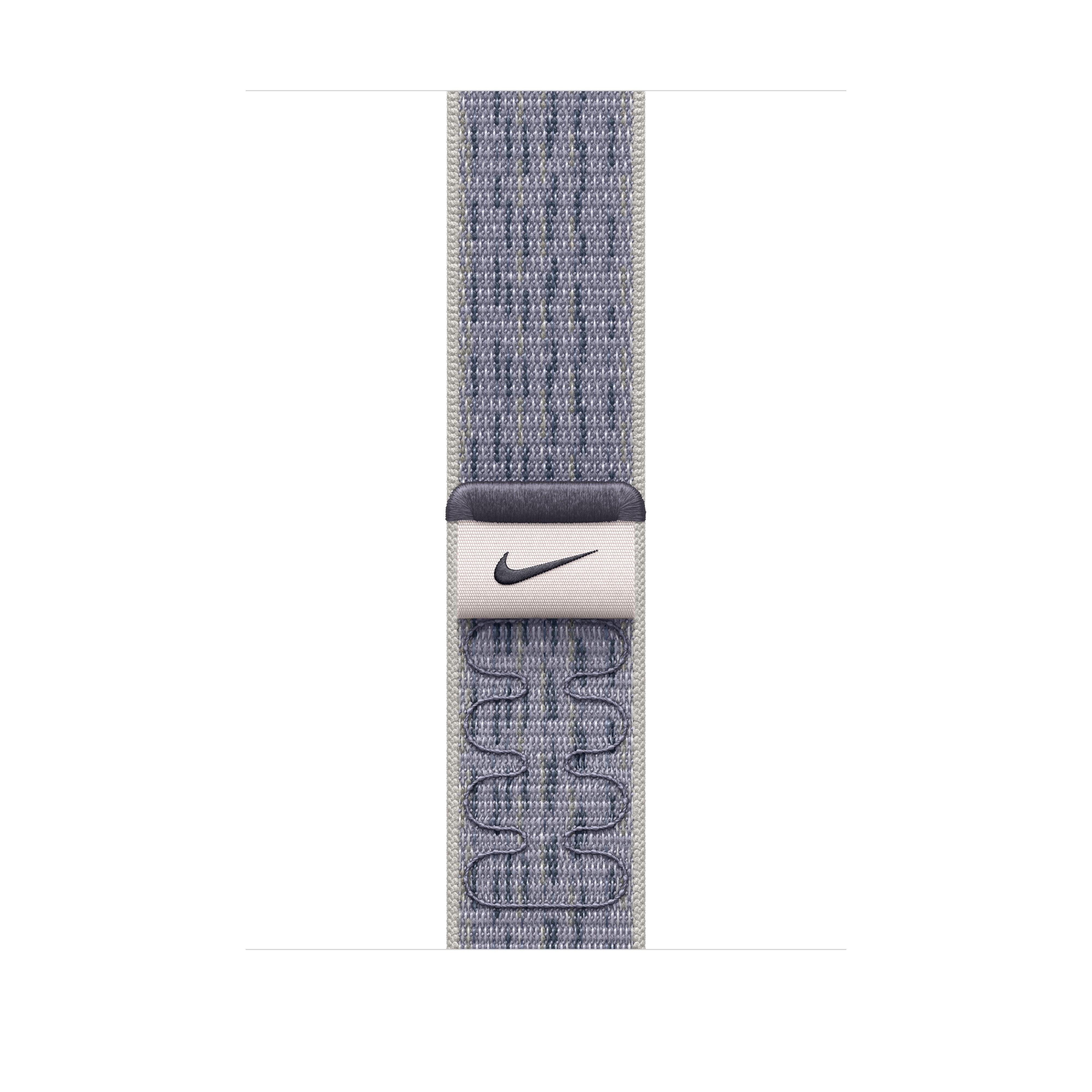 EAN 195949707605 - Apple MXU13ZM/A Accesorios para dispositivos vestibles inteligentes Grupo de rock Azul, Gris Nylon imagen 1