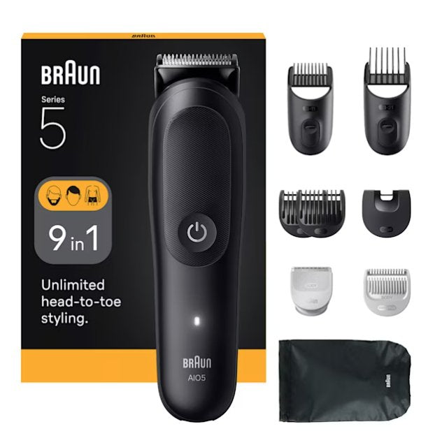 EAN 7500435245029 - Braun AIO5540 cortadora de pelo y maquinilla Negro 14 Ión de litio imagen 1