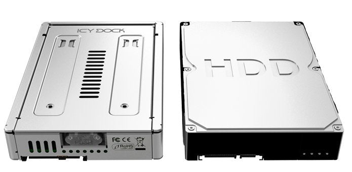 Icy Dock Adaptador Icydock 2,5 -> 3,5 Sas Ssd&Hdd Mb982ip-1s-1 Si