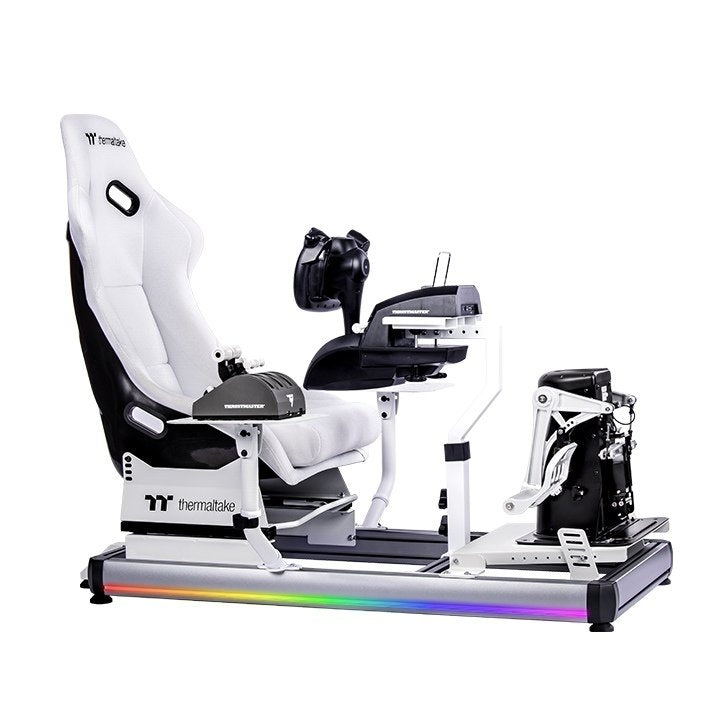 Cockpit Thermaltake Simulador Flight Gf500 Blanco