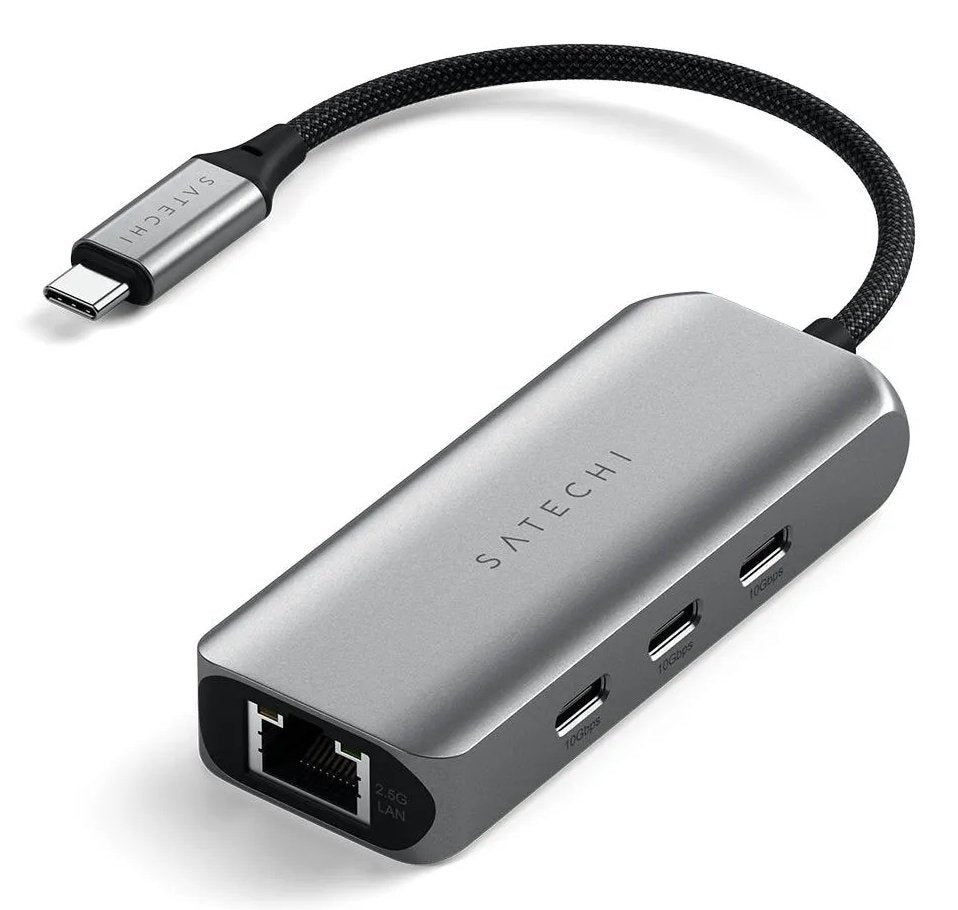 Satechi 4w1 Usb-C 3.2 Gen.2 3x Usb-C 3.2 Gen.2 1x Ethernet 2.5 Gb