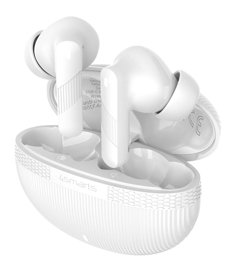 4smarts Wireless Auriculares Skybuds Pro Anc, Blanco