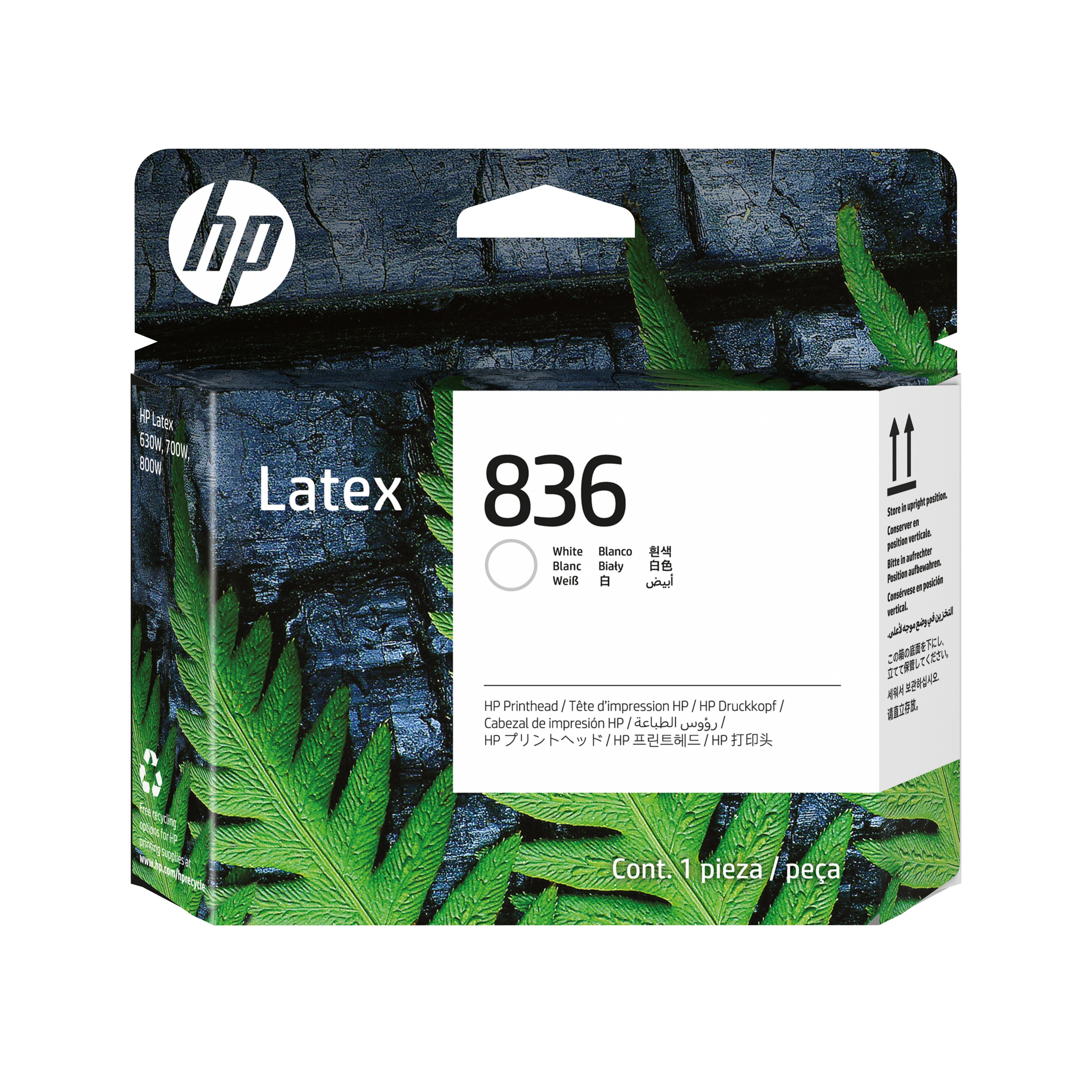 EAN 193808692703 - HP 836 White Latex Printhead cabeza de impresora Inyección de tinta térmica imagen 1