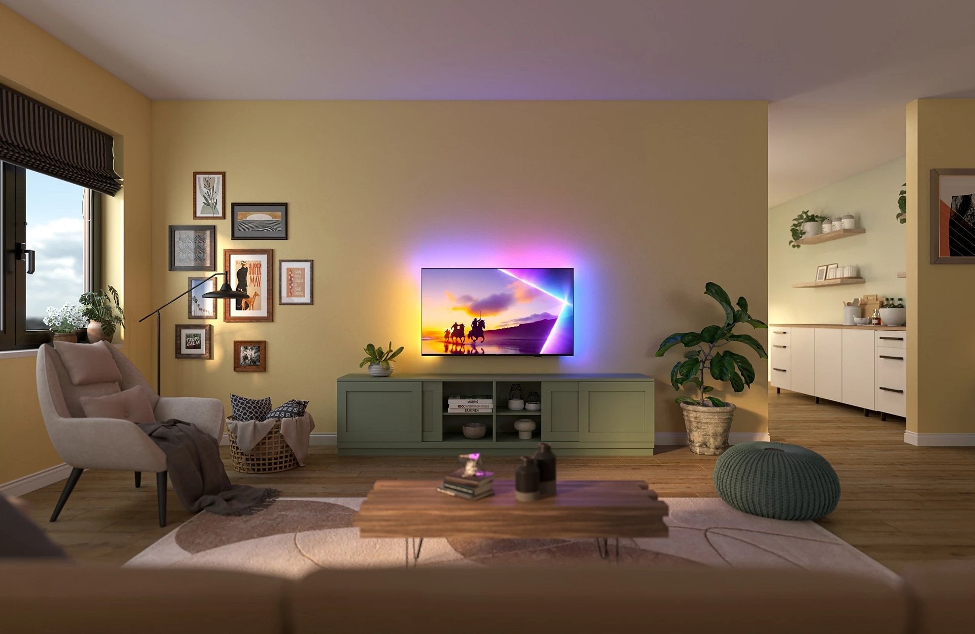 Televisor Philips 43pus8450/12 43" 4k/Ultrahd Qled Ambilight Smart Tv