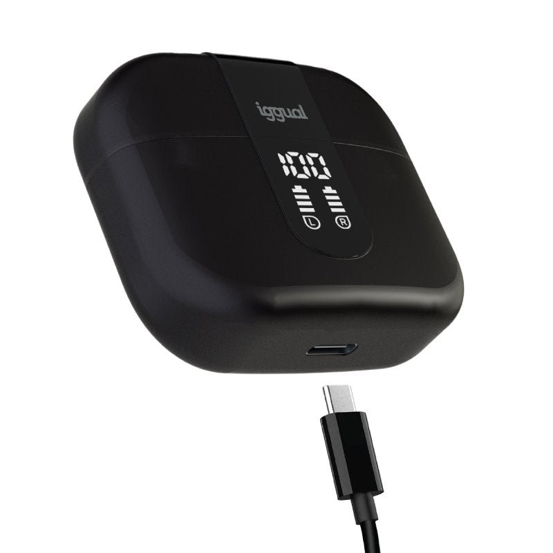 EAN 8435364319345 - iggual True Sound True Wireless Stereo (TWS) Dentro de oído Llamadas/Música Negro imagen 16