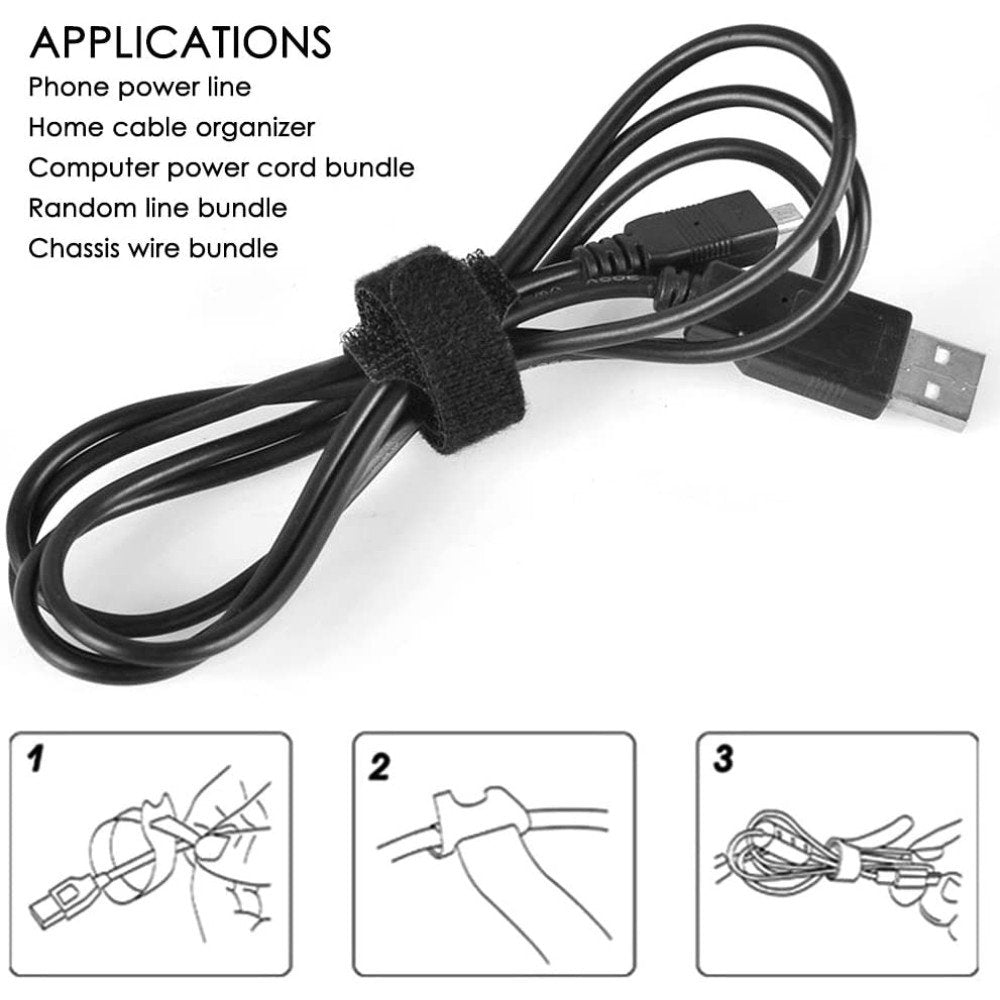 EAN 8051128109528 - Techly 109528 presilla Soporte de sujeción de cables Velcro Multicolor 10 pieza(s) imagen 6