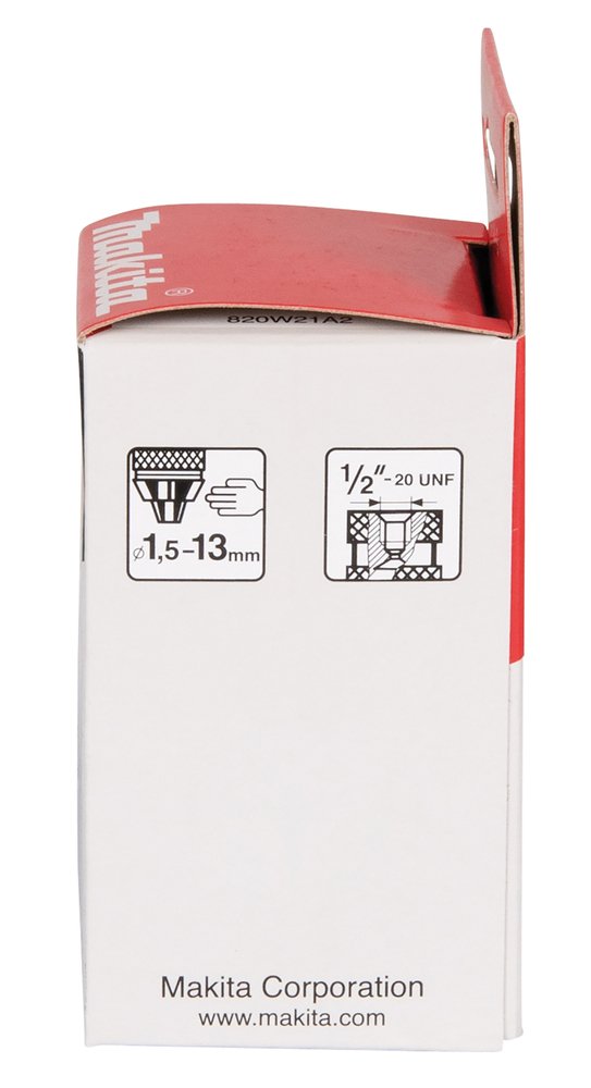 EAN 0088381525503 - Makita 199154-9 portabrocas Portabrocas sin llave 1/2"-20 imagen 6