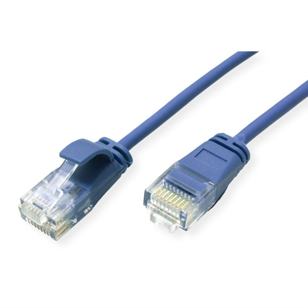 Roline Verde Utp Cable De Red Cat.6a (Class Ea), Lsoh, Slim, Blau, 5 M