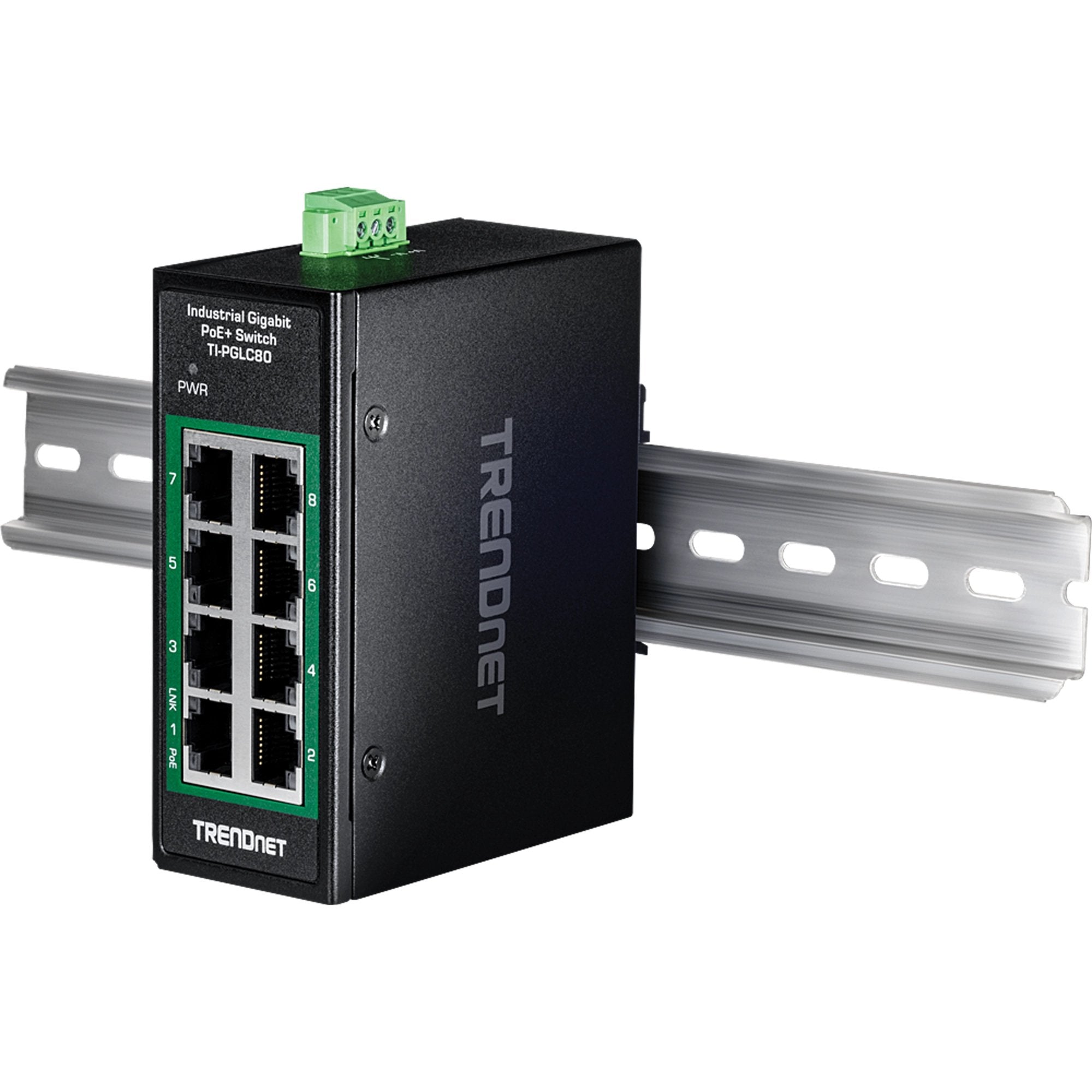 EAN 710931162981 - Trendnet TI-PGLC80 switch No administrado Gigabit Ethernet (10/100/1000) Energía sobre Ethernet (PoE) Negr imagen 5