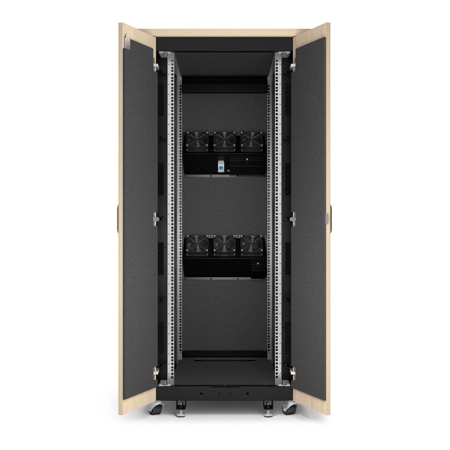 Apc Netshelter - Armario - Schallisoliert - Corriente Alterna 230 V - Ahorn - 32u - 48.3 Cm (19")