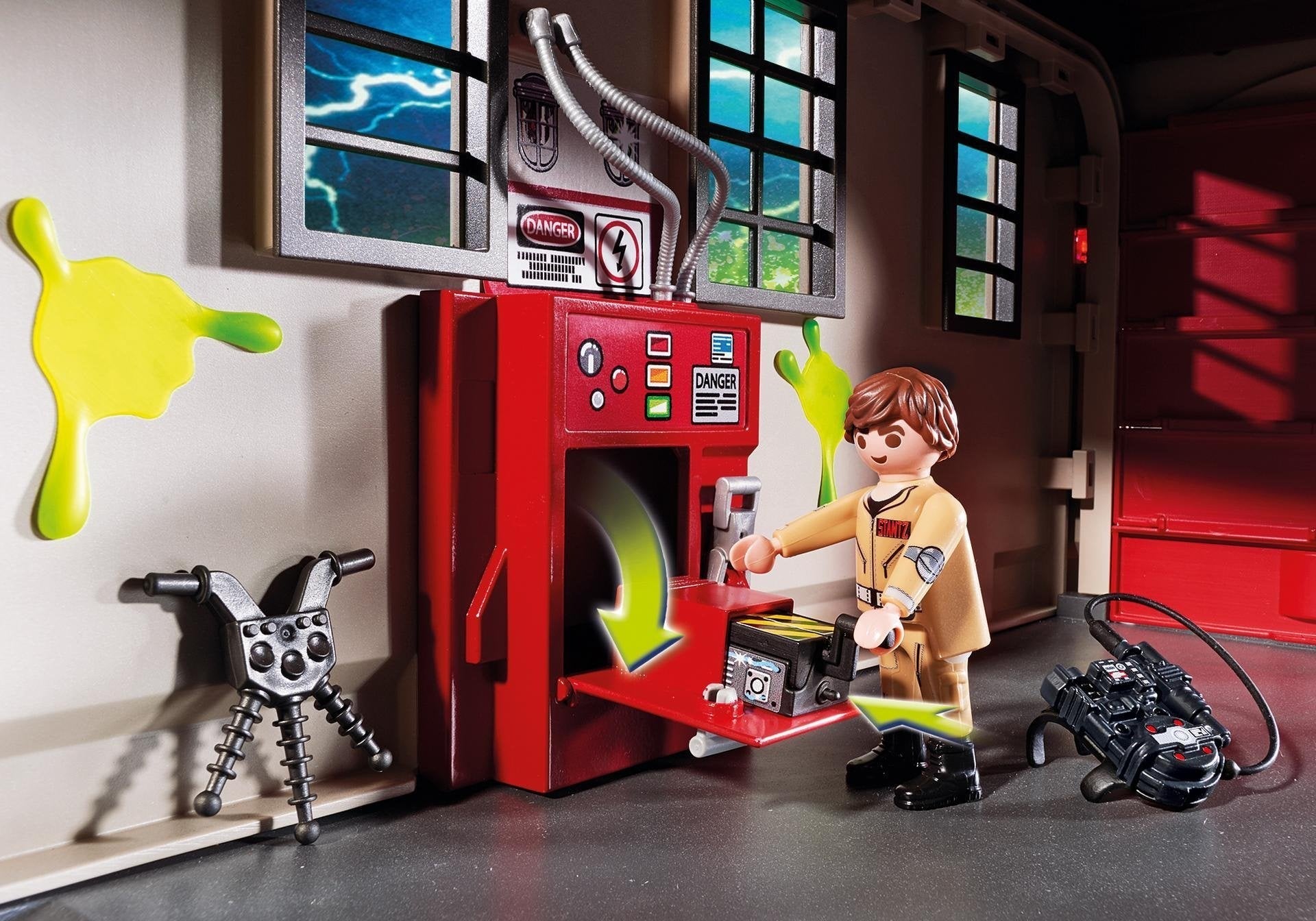 Playmobil Cazafantasmas Cuartel Del Parque De Bomberos Ghostbuster