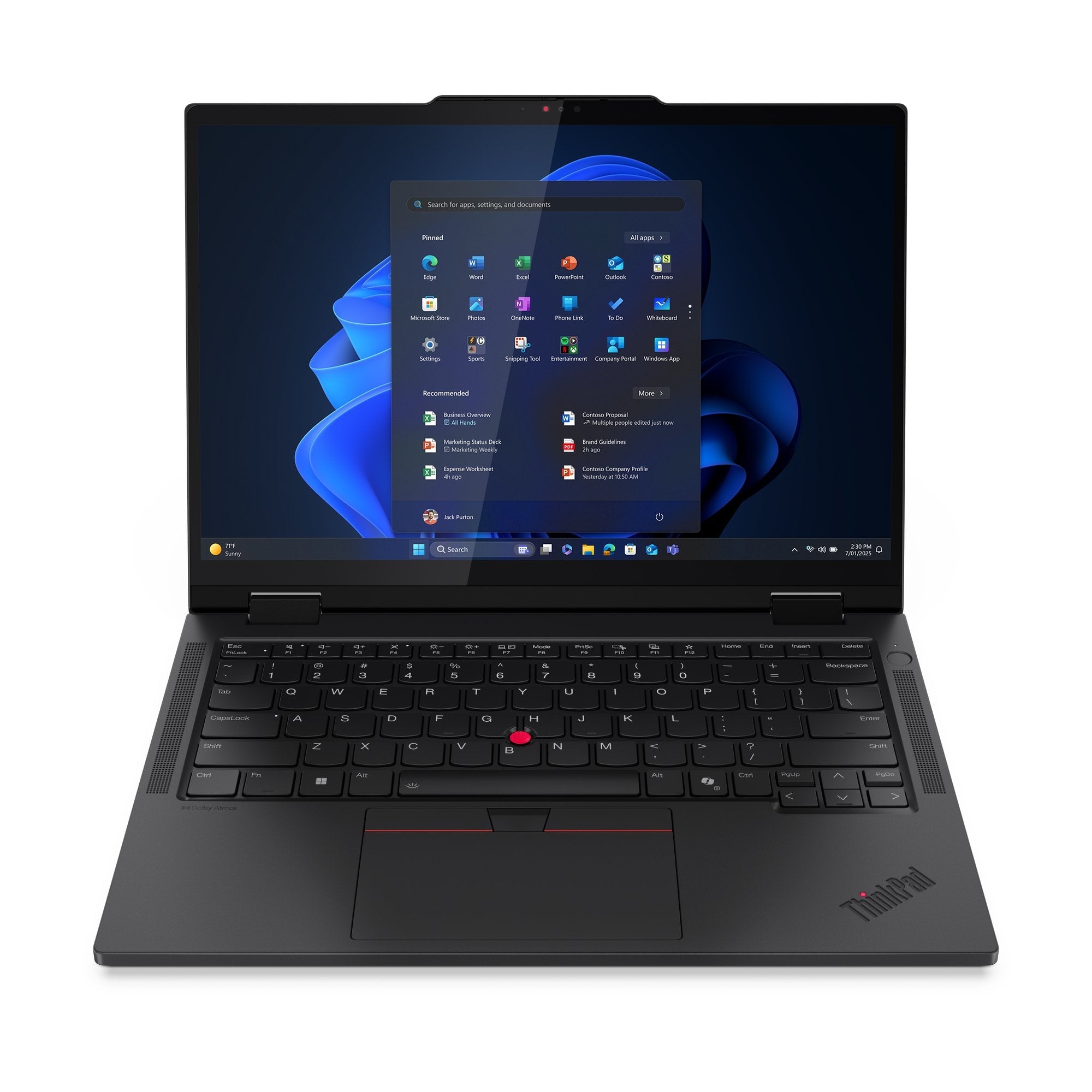 Portátil T14s 2-In-1 Core Ultra 7 255u  32gb Lpddr5-7500  1tb Ssd  Integrated  W11p  5g Lte  3yr Depot+1yr Premier Support+Co2 Offset+Lenovo Yoga Pen