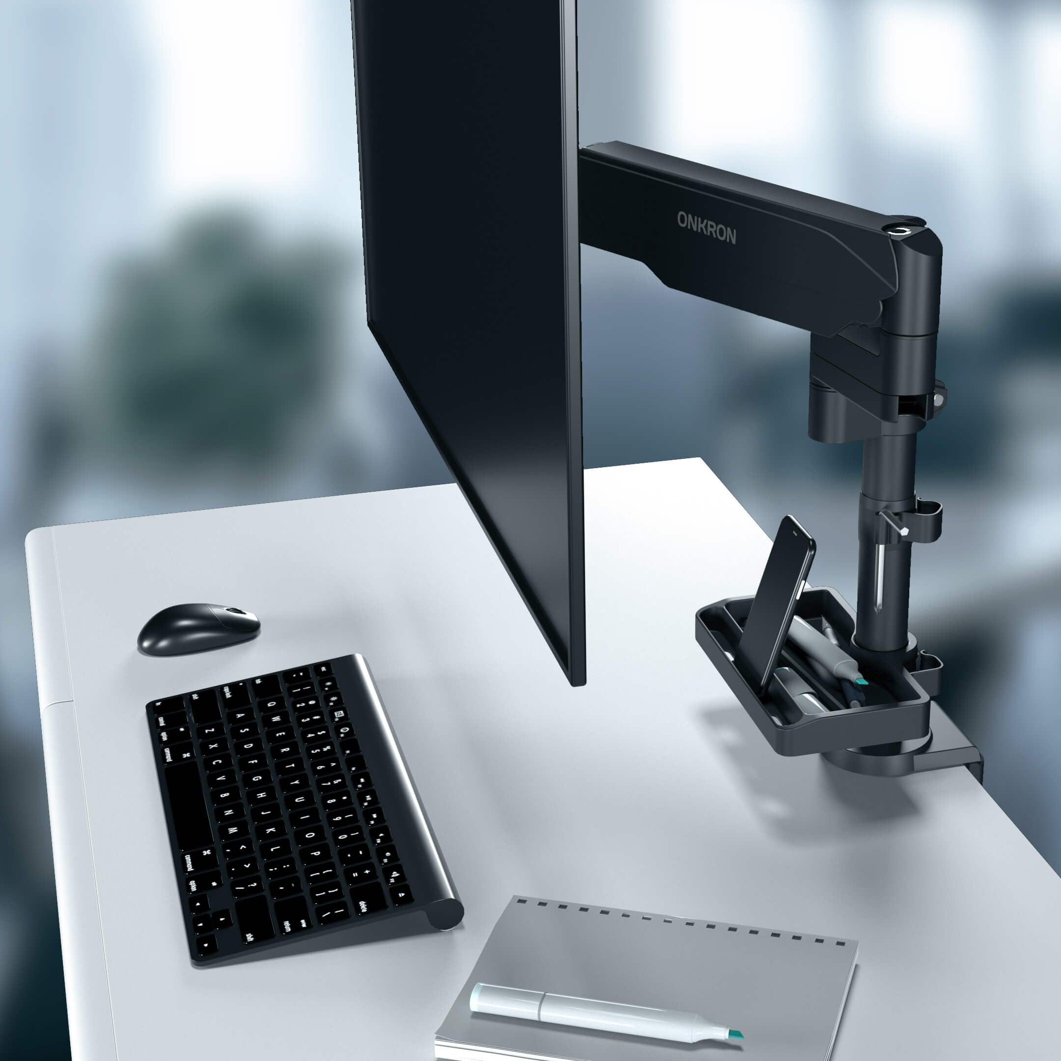 Desk Mount Acc Organizer/Black A35-B Onkron