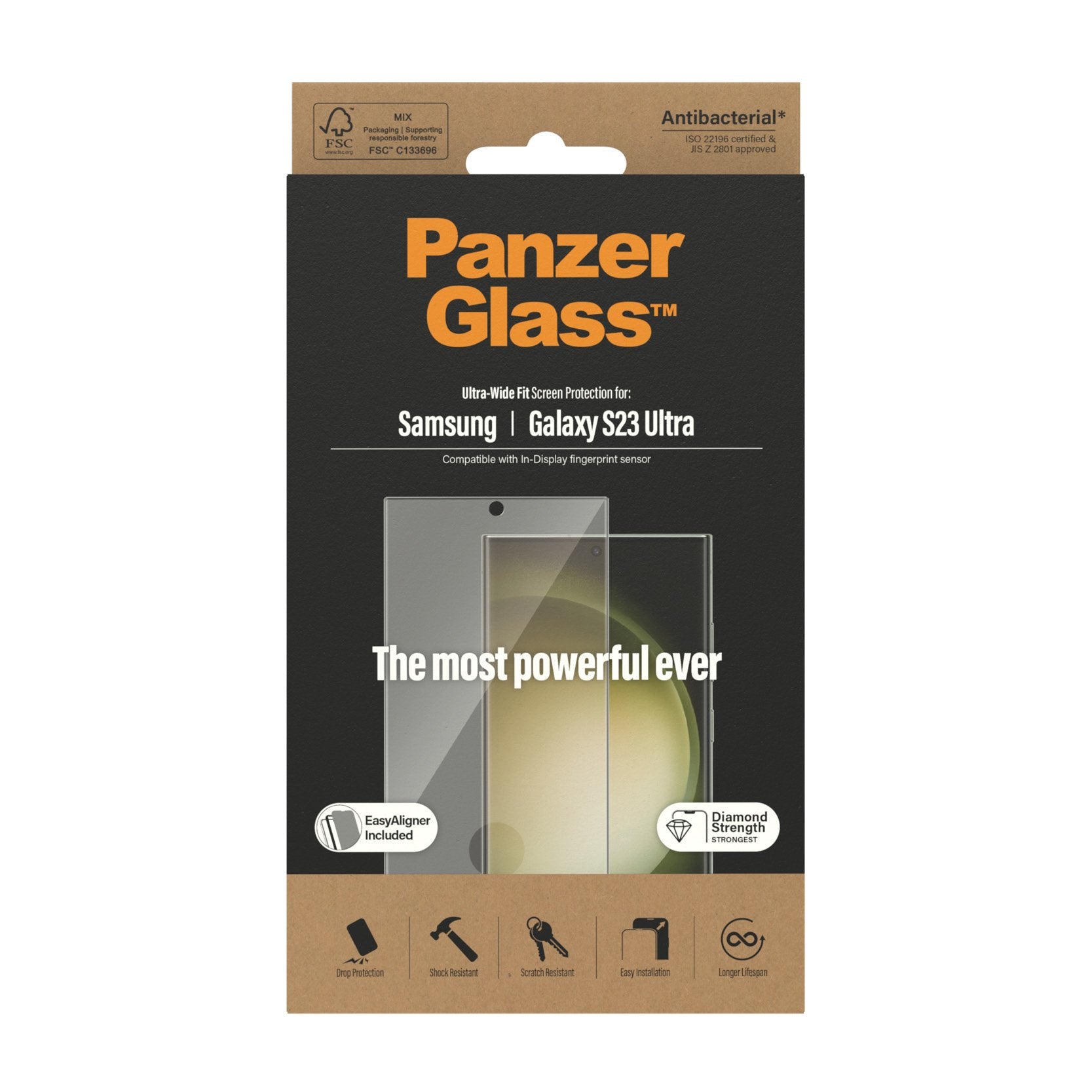 EAN 5711724073175 - PanzerGlass ® Screen Protector Samsung Galaxy S23 Ultra | Ultra-Wide Fit w. EasyAligner Protector de pant imagen 3