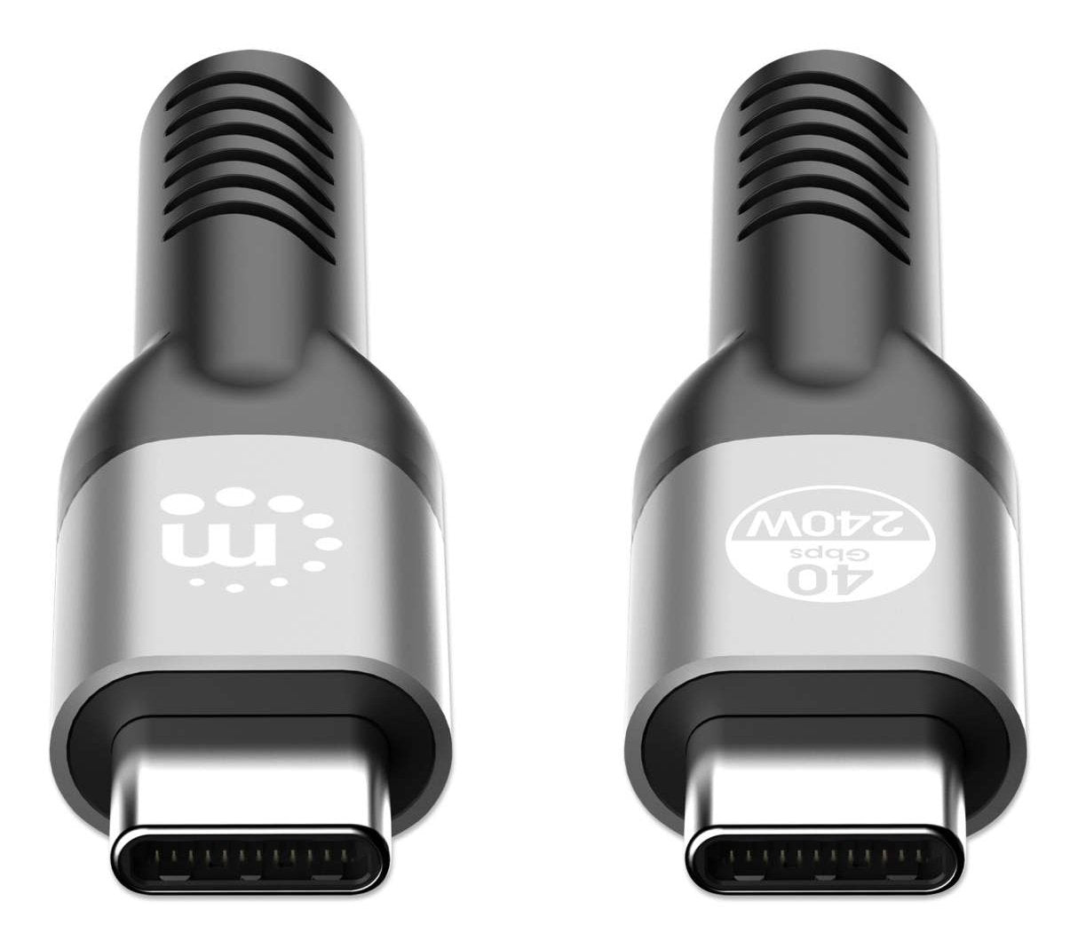 Cable Manhattan 356381 Usb4 Gen 3x2 2 M Usb C Negro