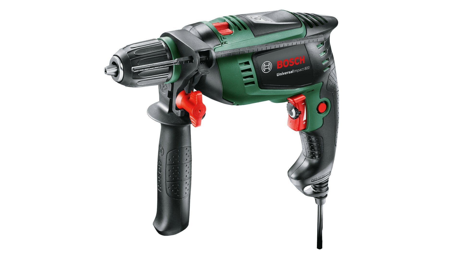 EAN 3165140840828 - Bosch Universal Impact 800 3000 RPM Sin llave 1,7 kg Negro, Verde imagen 1