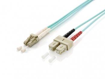 EAN 4015867162323 - Equip 255318 Cable de fibra óptica e InfiniBand 20 m LC SC Turquesa imagen 1