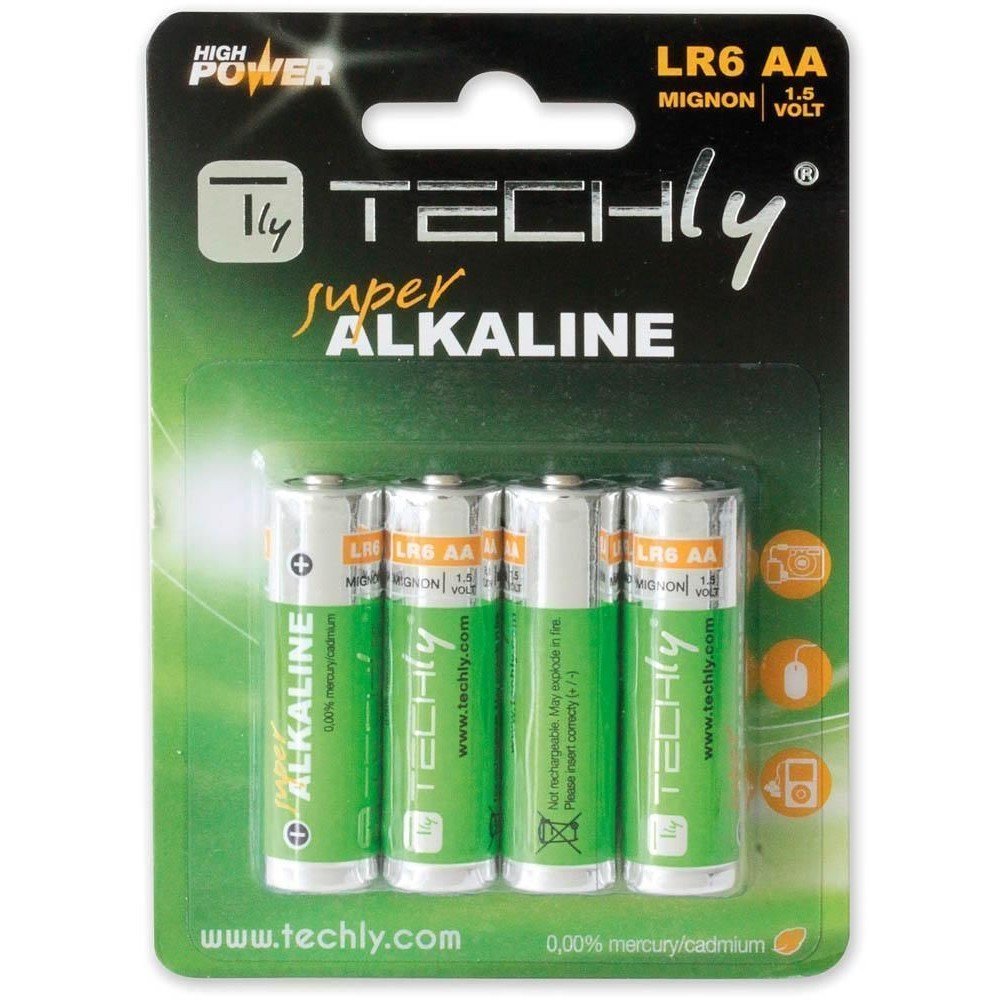 EAN 8057685306974 - Techly LR06 AA 1.5V Batería de un solo uso Alcalino imagen 1