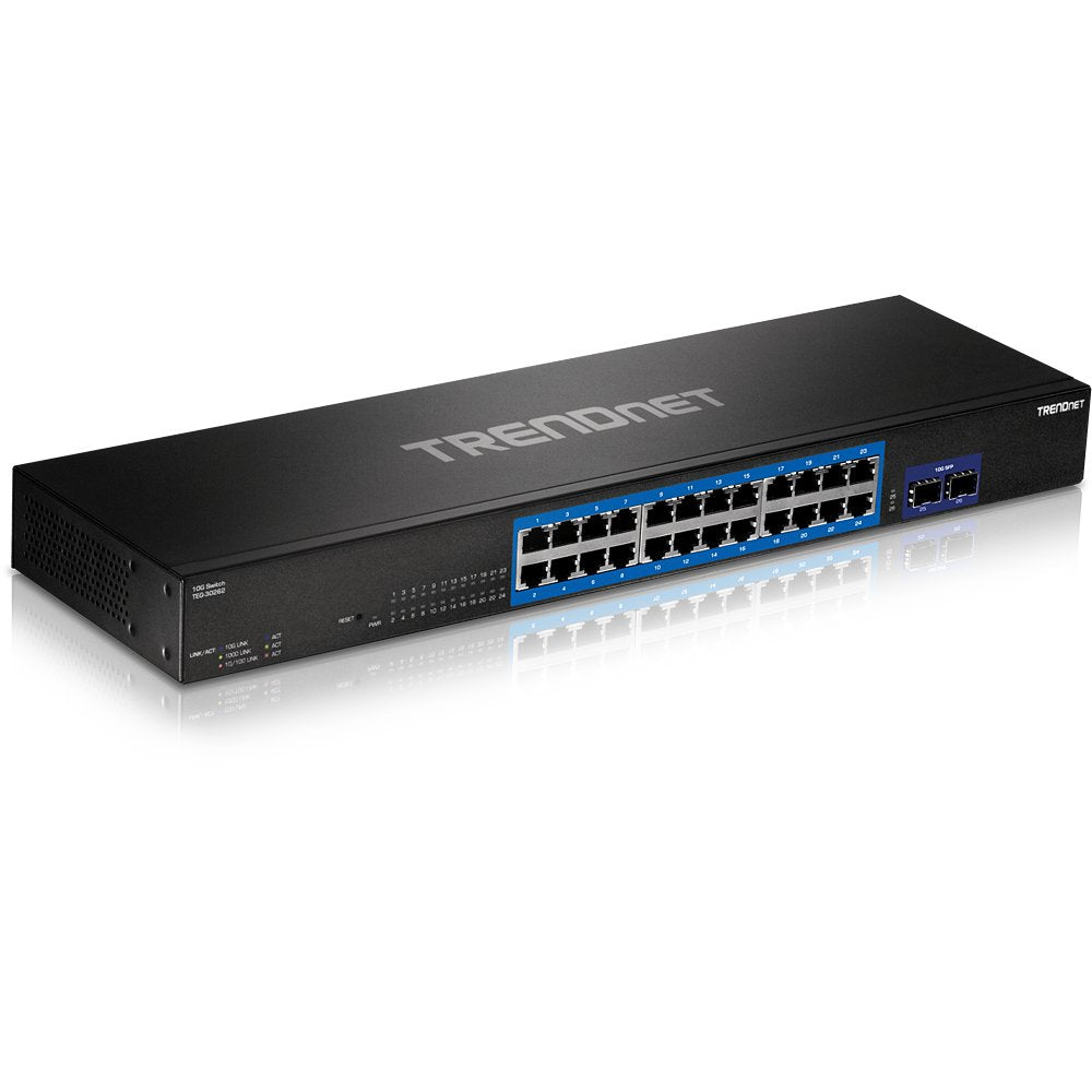 EAN 0710931140552 - Trendnet TEG-30262 v1.0R Gigabit Ethernet (10/100/1000) 1U Negro imagen 1