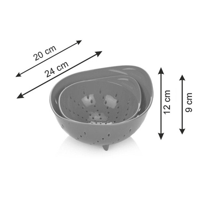 Juego 2 Escurridores 16-20cm Presto. Tescoma