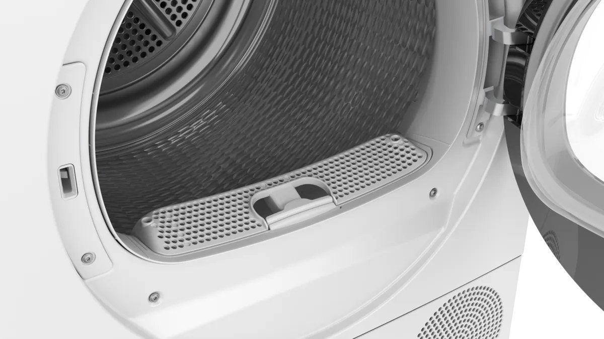 Bosch Home Wqg241001 Serie 6, Secador De Bomba De Calor Blanco/Negro, 60 Cm Wqg241001