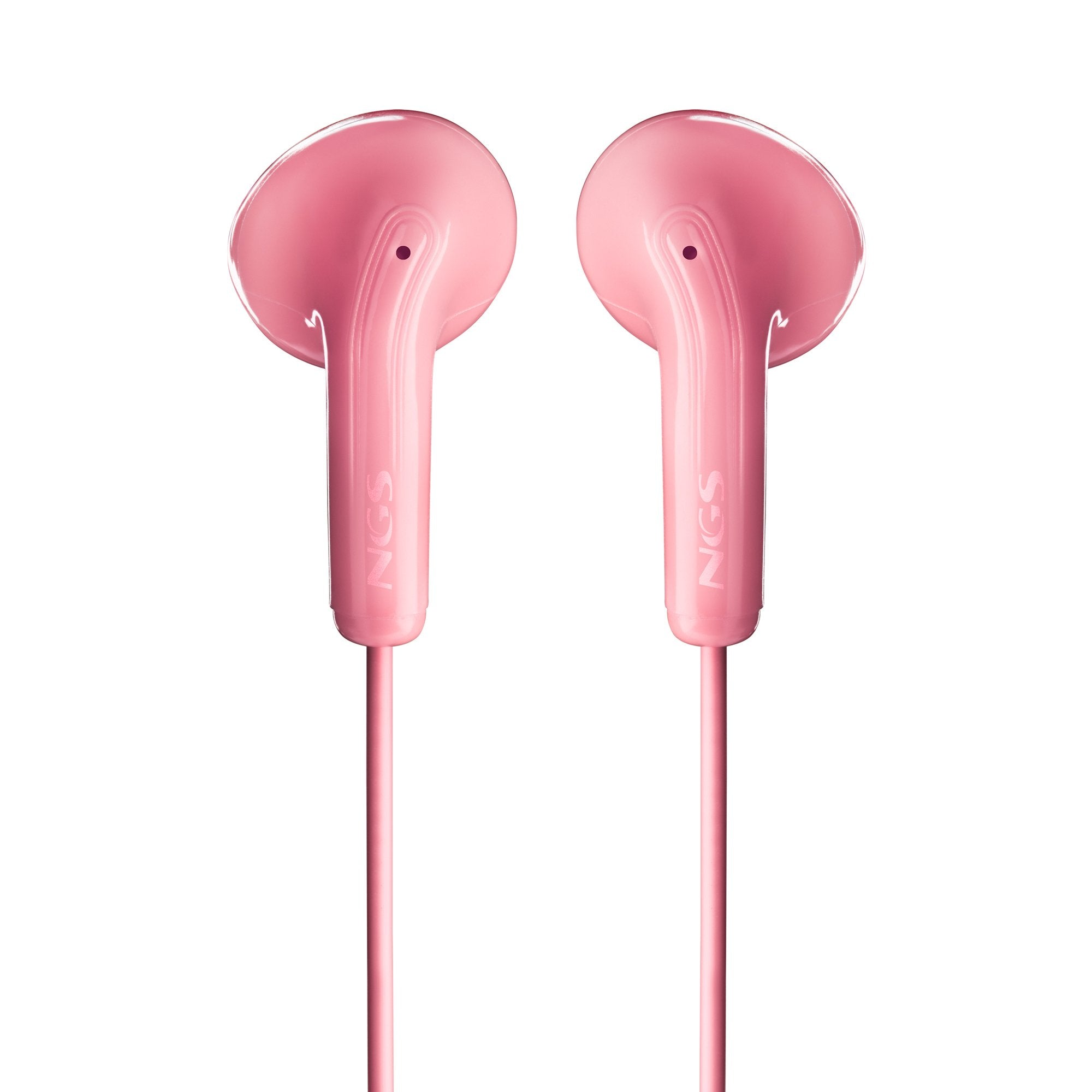 Auriculares Intrauditivos Ngs Cross Flip Con Micrófono Jack 3.5 Rosas
