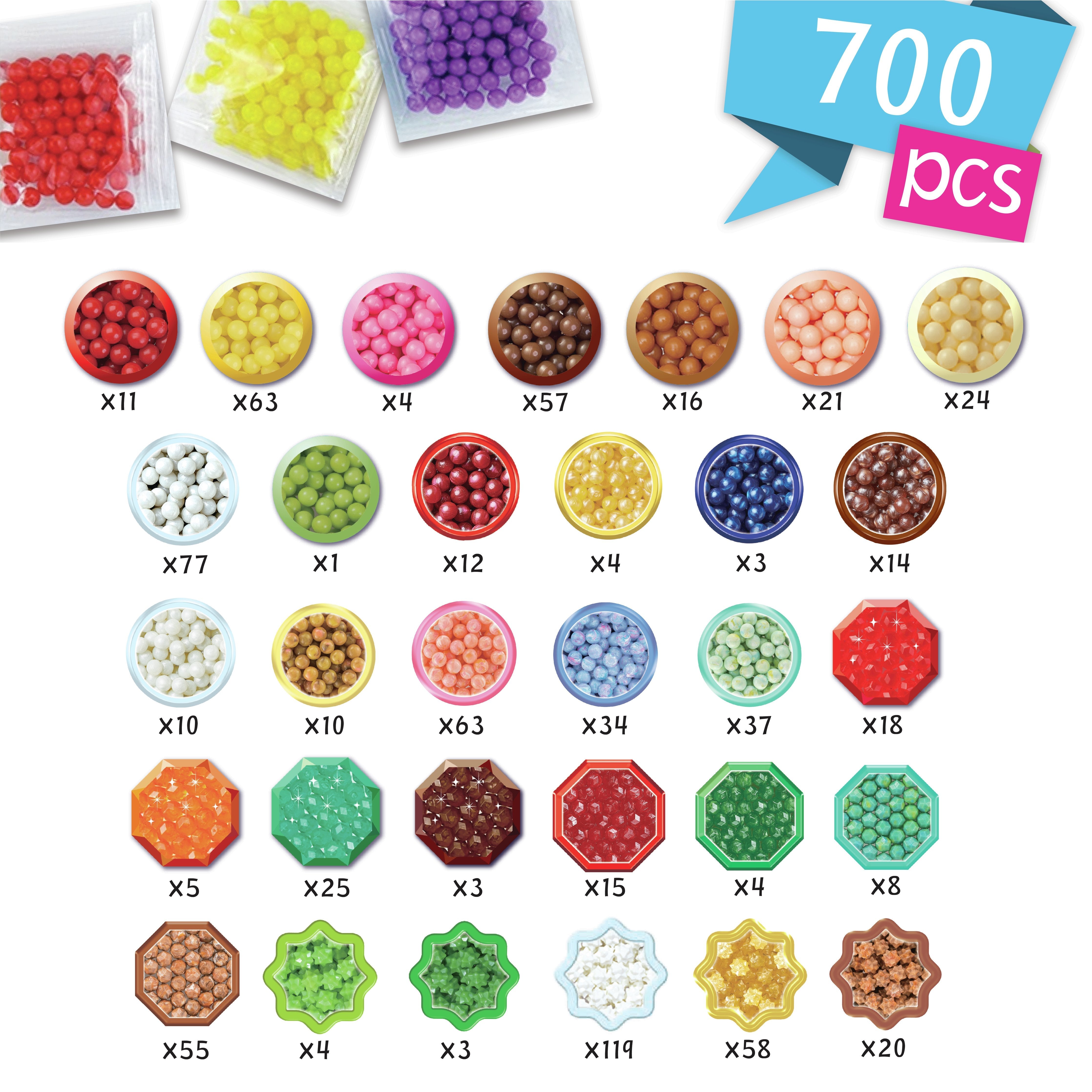 Epoch Aquabeads Süssigkeiten Colgante Bastelset 35090