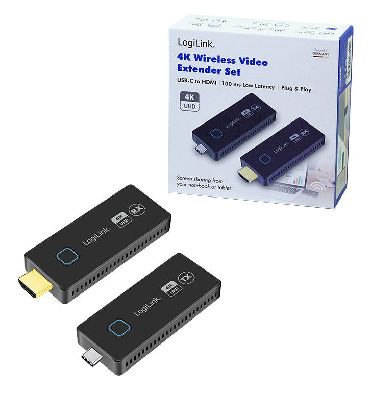 Logilink Hdmi Bertragungs-Set Usb-C Zu Hdmi Drahtlos 30m