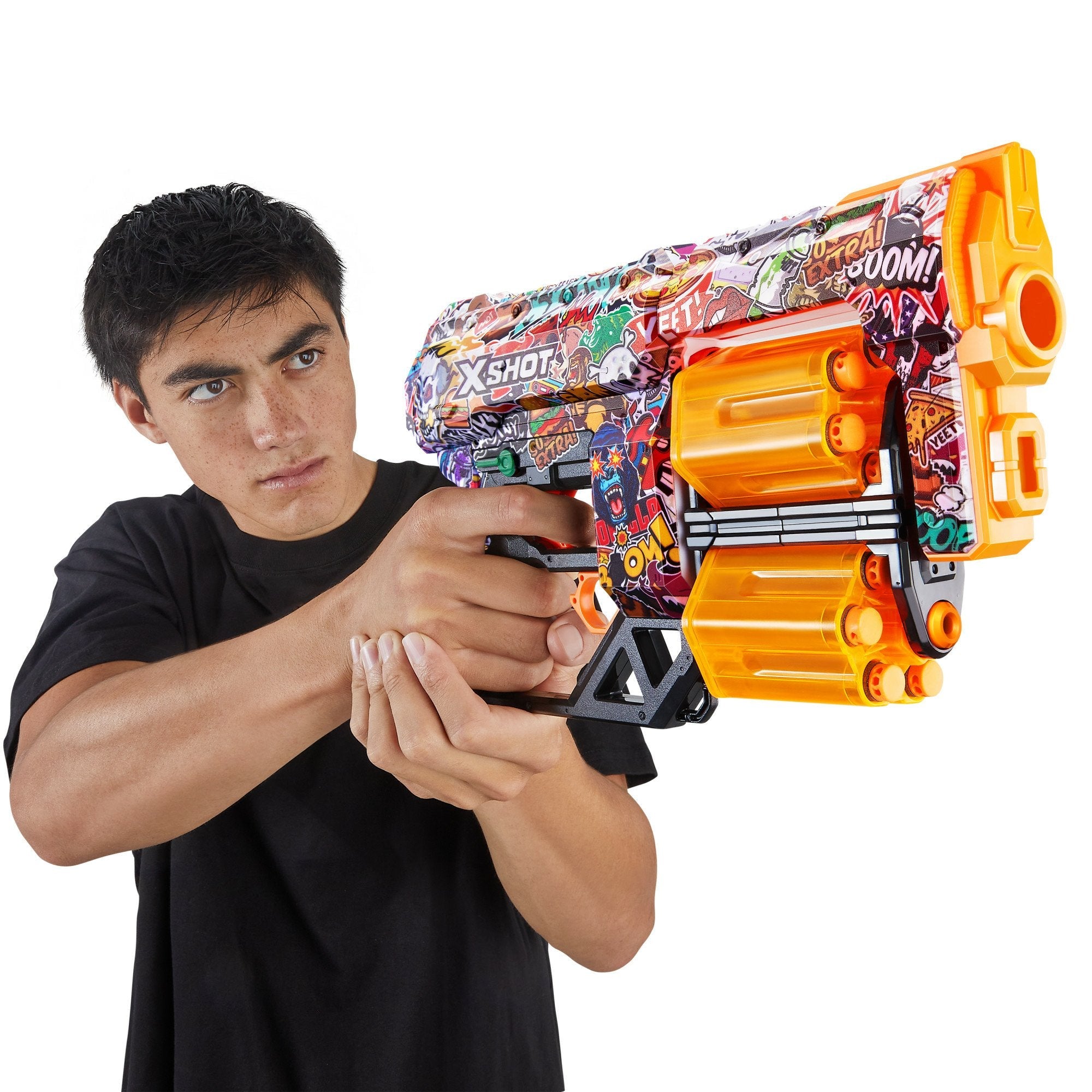 Lanzador Zuru X-Shot Skins - Dread Sketch, Dart Blaster 36517h