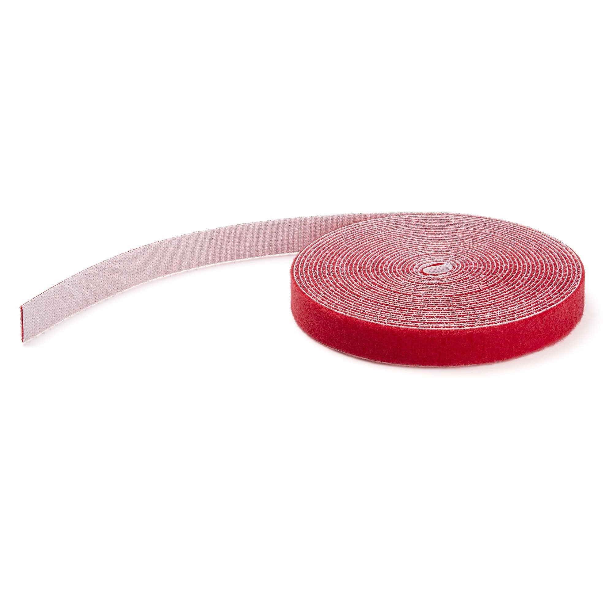 Startech.Com Velcro 7,5m - Bobina De Gancho Y Bucle - Rojo