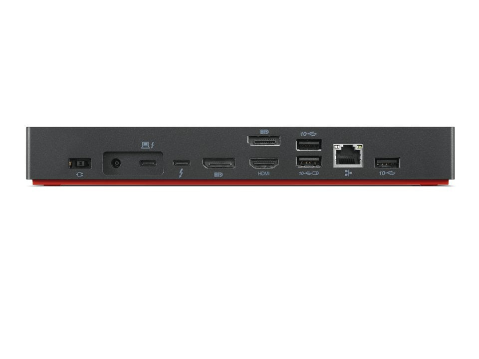 EAN 0195348677295 - Lenovo 40B00300EU base para portátil y replicador de puertos Alámbrico Thunderbolt 4 Negro, Rojo imagen 6
