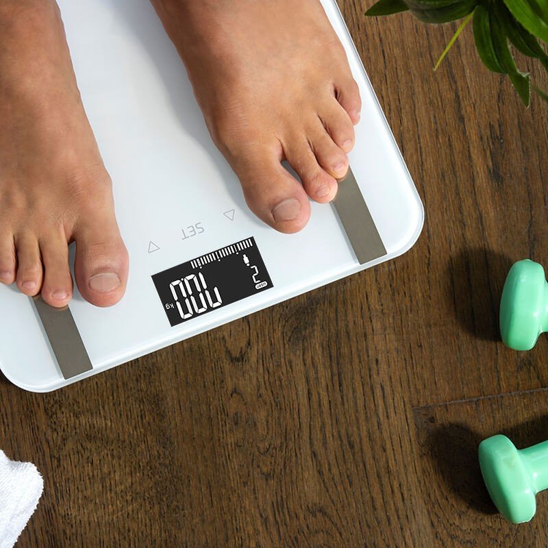 Báscula De Baño Cecotec Surface Precision 9400 Full Healthy Análisis Corporal Hasta 180kg Blanca