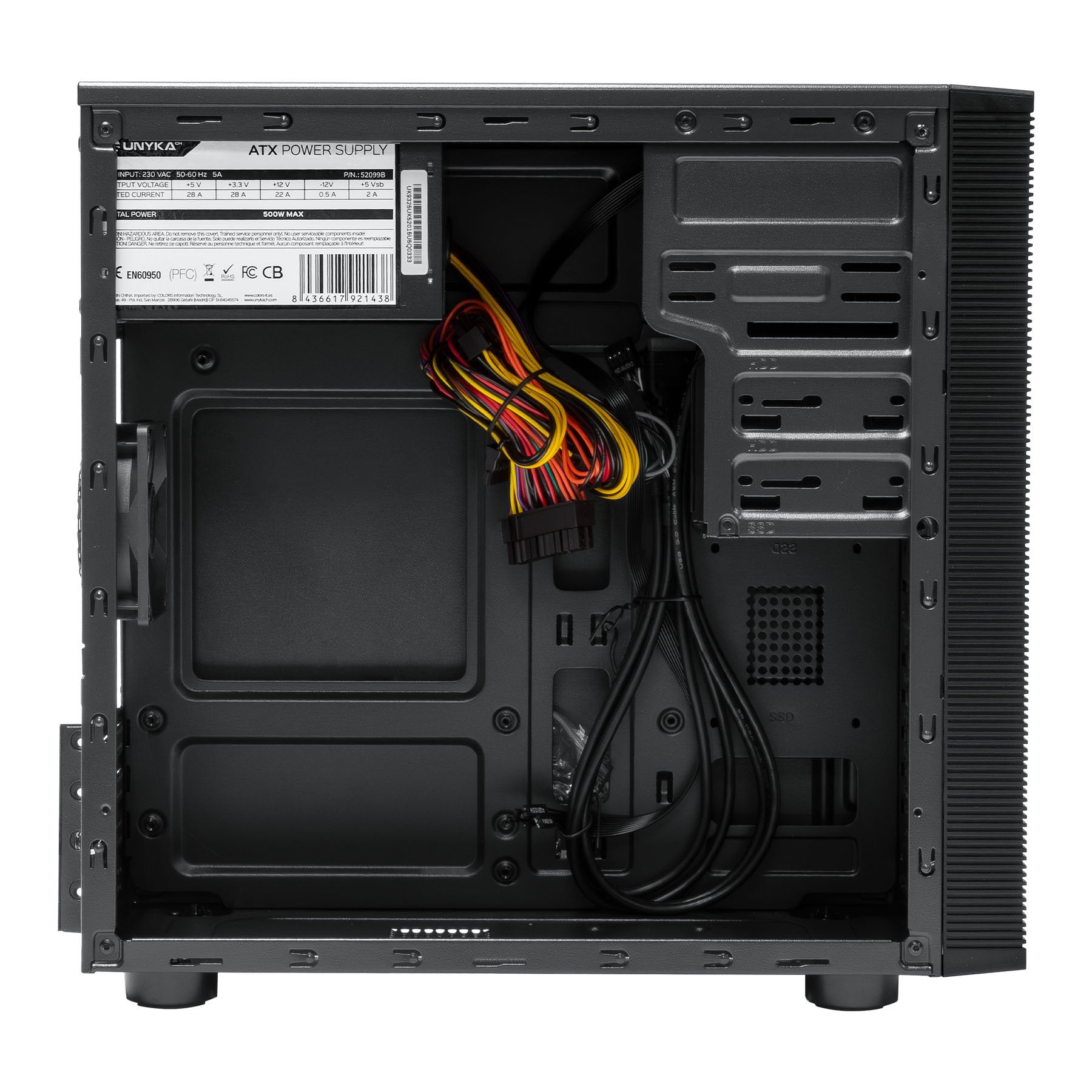 EAN 8436617921827 - UNYKAch AERO C15 Midi Tower Negro imagen 3