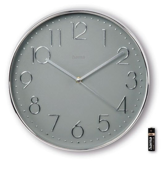 EAN 4047443517647 - Hama Corsica Reloj de cuarzo Círculo Gris, Plata imagen 4