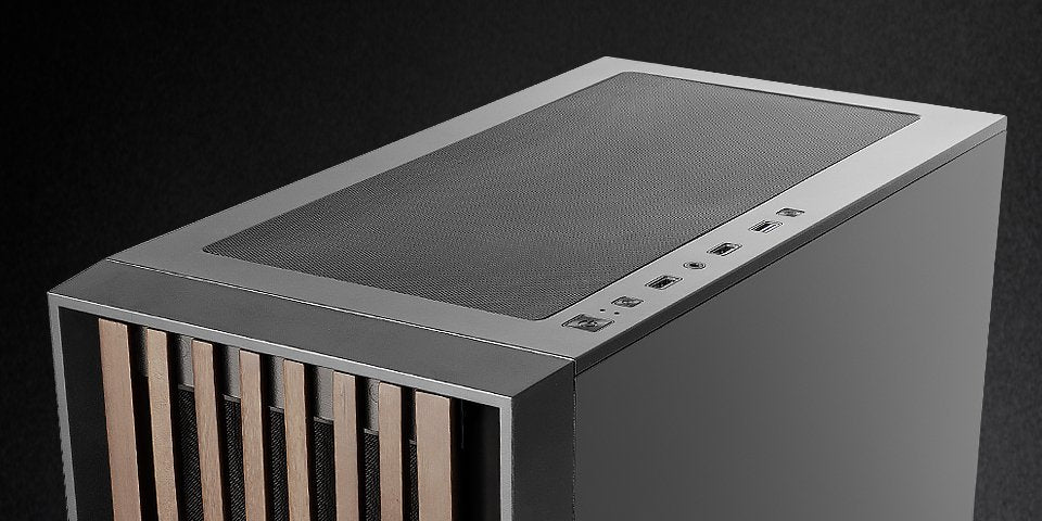 Caja Semitorre Atx Mc-Wood Negro Mars Gaming Bahías Int.:2x3'5, 3x2'5/2xusb2.0, 1xusb3.0/ Audio In-Out