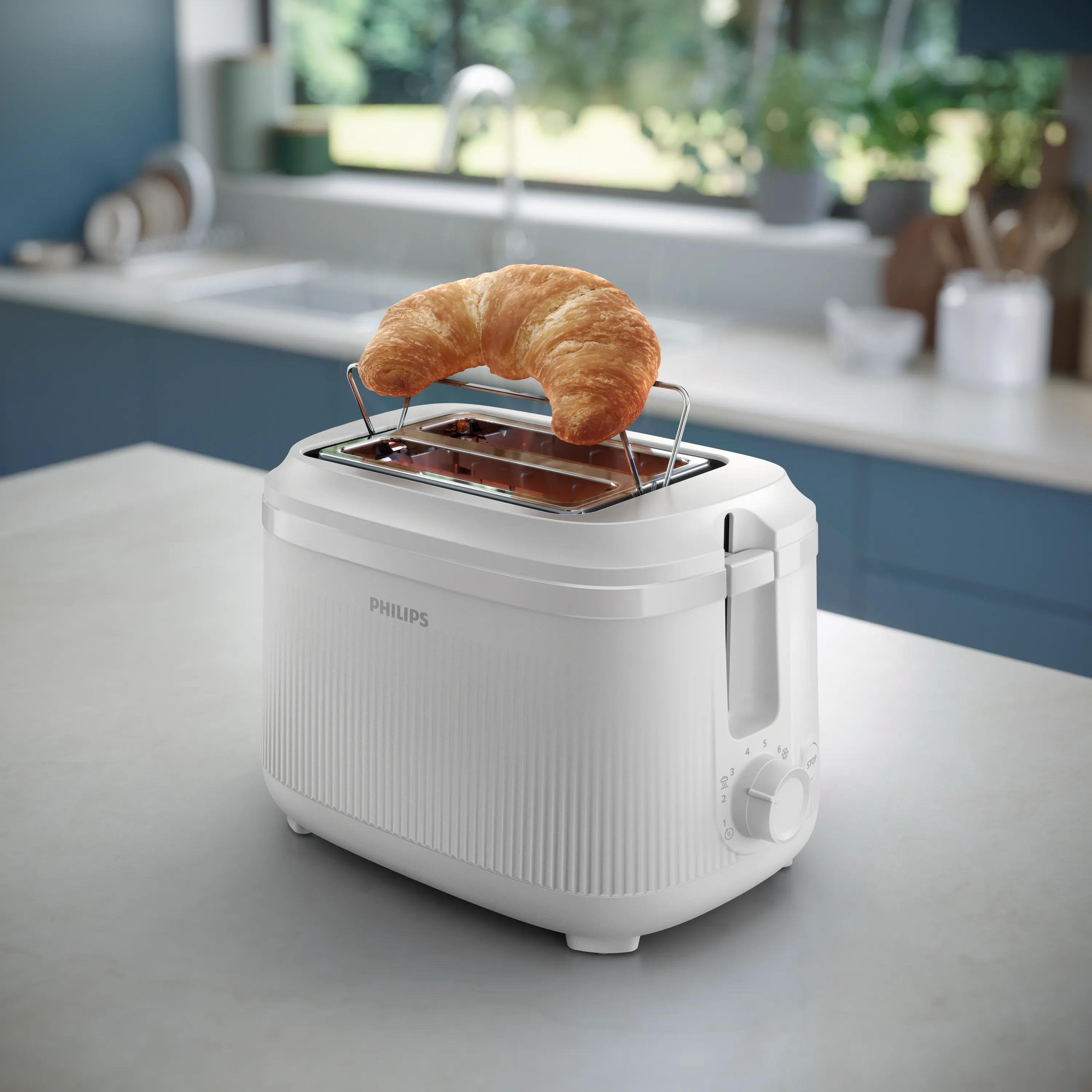 EAN 8720389041266 - Philips 3000 series HD2511/00 tostadora 8 2 rebanada(s) 900 W Blanco imagen 4