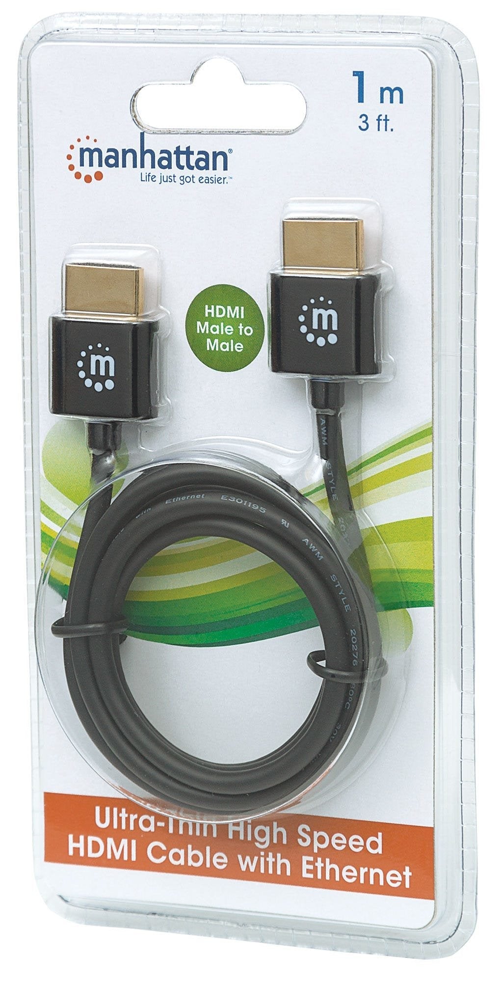 EAN 0766623394352 - Manhattan 394352 cable HDMI 1 m HDMI tipo A (Estándar) Negro imagen 6