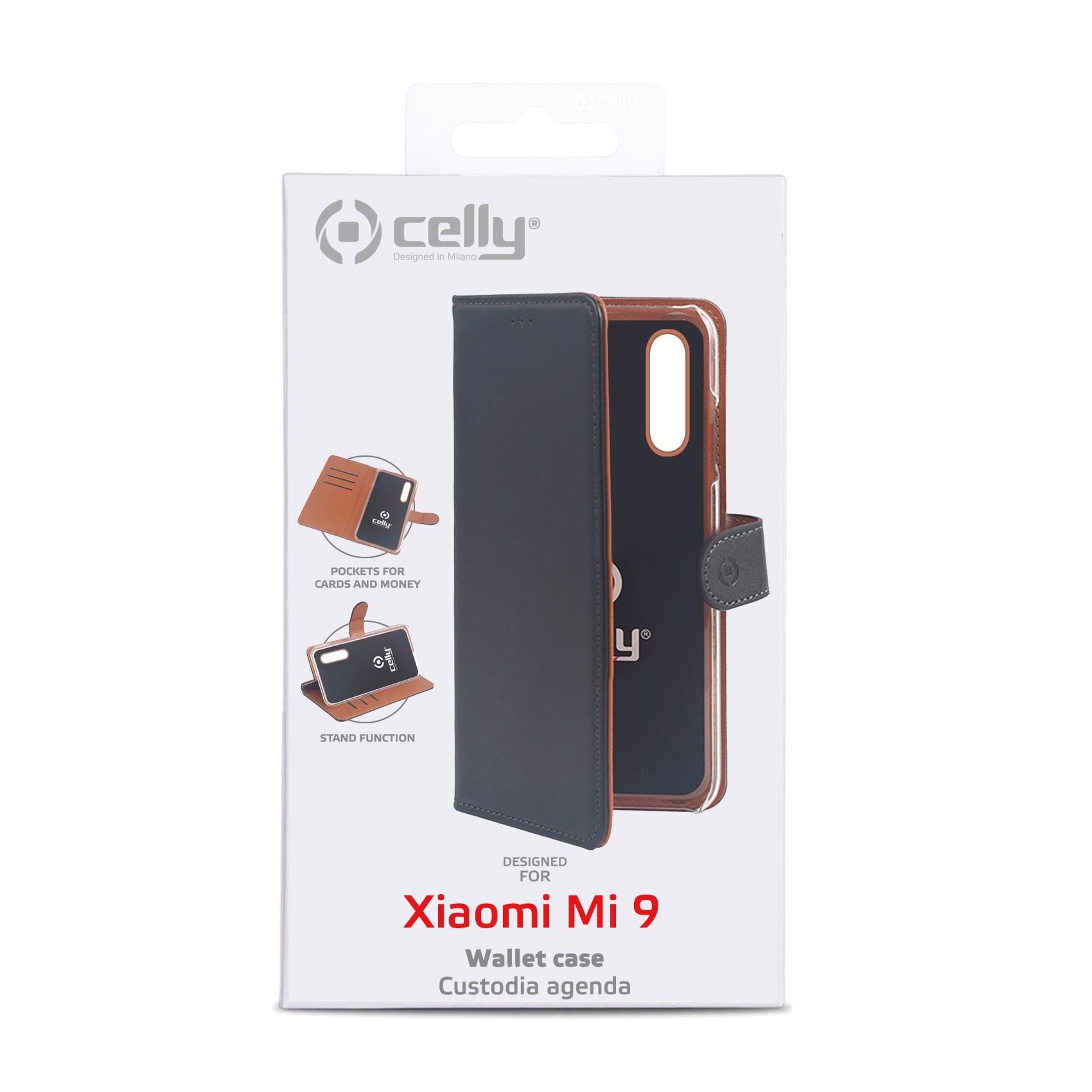 EAN 8021735752486 - Celly Wally funda para teléfono móvil 14,7 cm (5.8") Folio Negro, Marrón imagen 4
