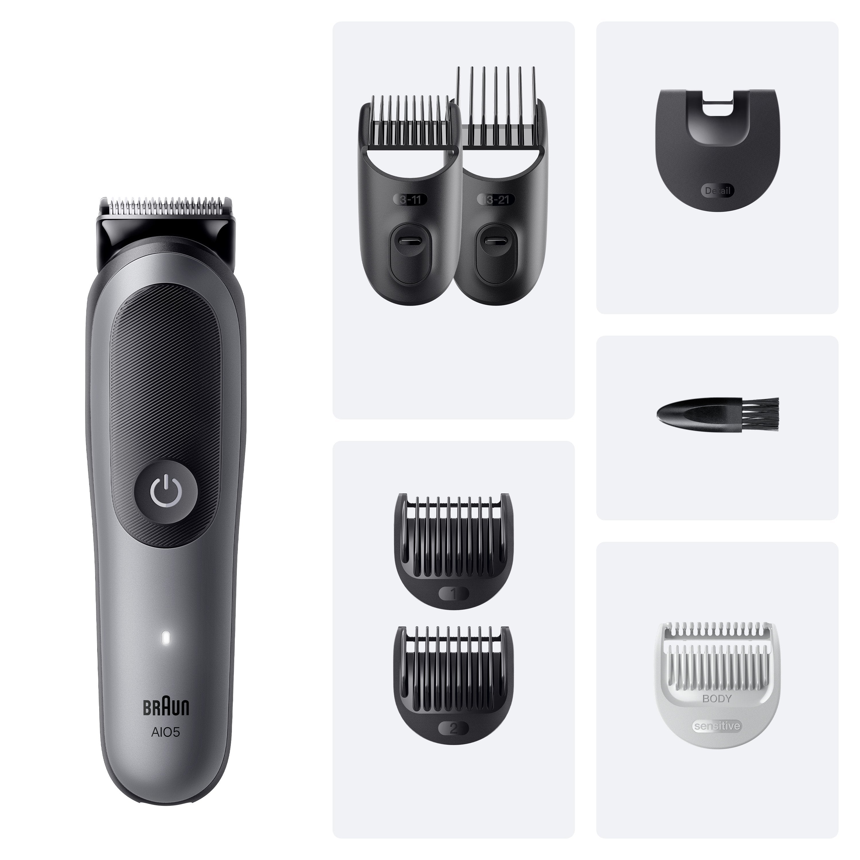 Braun Aio5520 All-In-One Trimmer, Black