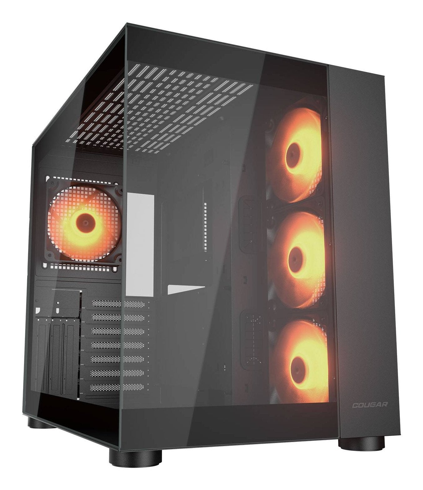 Cougar Caja Midi-Tower Fv150 Argb, Negro