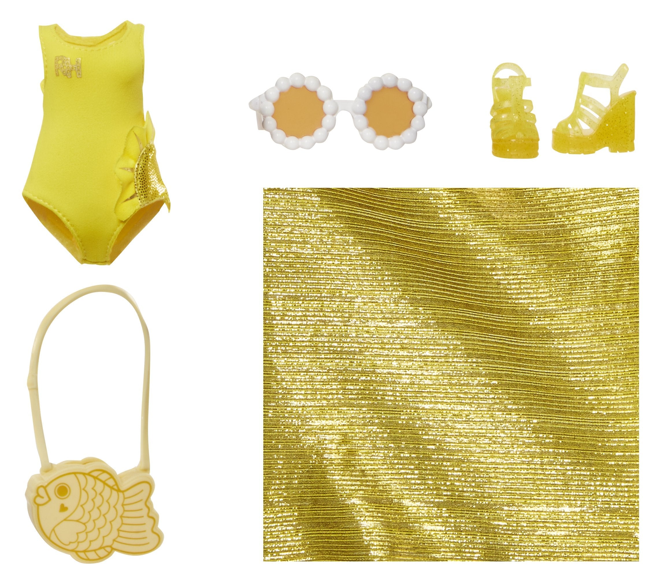 Muñeca Mga Entertainment Rainbow High Swim & Style - Sunny (Yellow) 507284-Euc