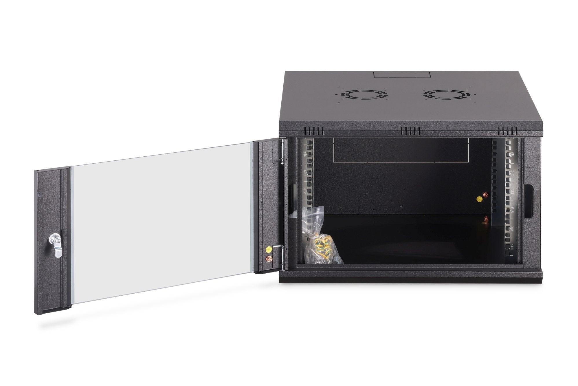 EAN 4016032257790 - Digitus DN-19 07U-6/6-EC-SW armario rack 7U Bastidor de pared Negro imagen 5