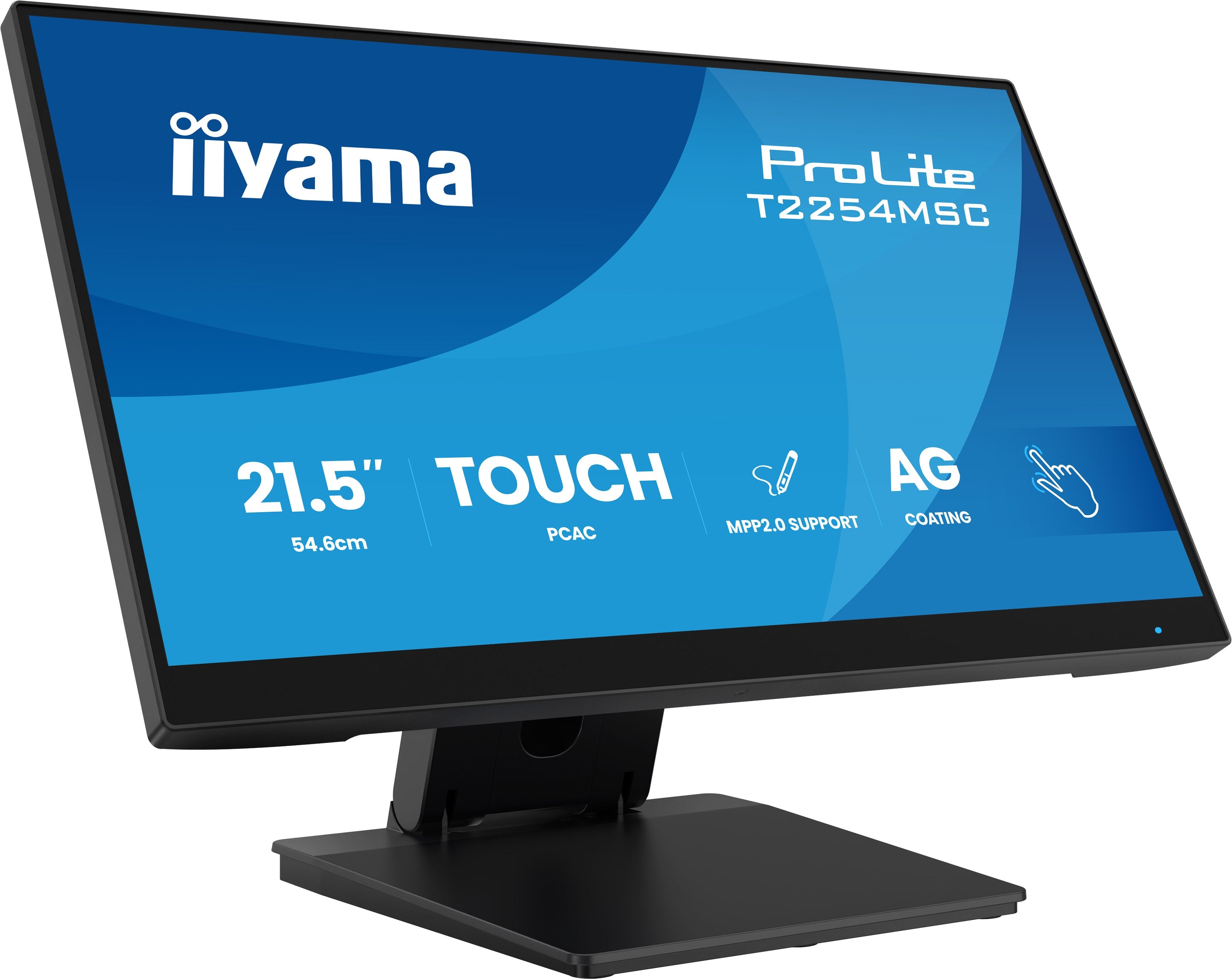 EAN 4948570125715 - iiyama T2254MSC-B2AG pantalla para PC 54,6 cm (21.5") 1920 x 1080 Pixeles Full HD LED Pantalla táctil Neg imagen 1